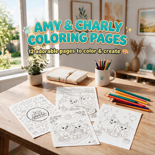 Amy & Charly Coloring Pages
