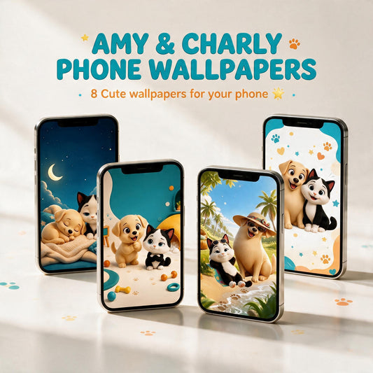 Amy & Charly Phone Wallpapers